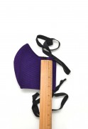 Embroidered Purple Mask